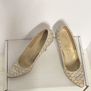Vintage 50s Metallic Bullocks Wilshire Pumps